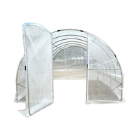 Tissu en maille PE vert galvanisé de haute qualité avec protection UV, pour culture hydroponique domestique moderne multi-tunnel, écologique et imperméable