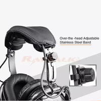 Casque de pilote en fibre de carbone de haute qualité, casque d'aviation ANR (réduction active du bruit) avec Black Toot5