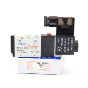 Válvula Solenoide Neumática de Control de Aire 3V210-08 de 1/4'' y 3/2 Vías, 12V/24V CA, 24V/36V/110V/220V BSP NPT - Product Image 6