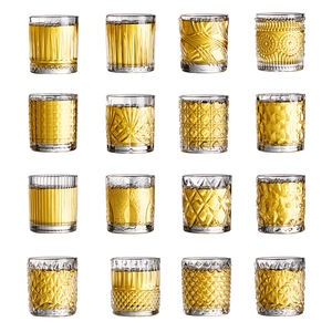 Verres à <span class=keywords><strong>whisky</strong></span> en cristal à l'ancienne sans plomb de luxe gobelet rotatif moderne avec gravure pour usage domestique et cadeaux - Product Image 4