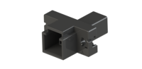 Connecteur de fil électrique noir à une rangée 1 circuit à pas de 10.16mm