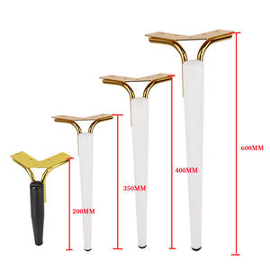 화이트 컬러 인기있는 디자인 가구 테이블 철 다리 장식 소파 다리 - Product Image 4