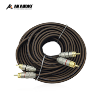 Cable de Audio para Auto AK-RN16, Cable RCA de Modificación de Señal de Audio para Auto de 1m/2m/3m/5m