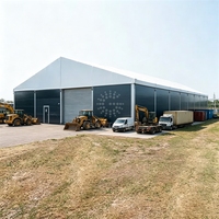 Tenda Gudang Rangka Aluminium Alloy Heavy Duty Tahan Angin untuk Industri