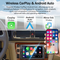 Autoradio LELV 7 pouces avec système Linux pour VW Passat, écran partagé, navigation stéréo, Android Auto, lecteur vidéo
