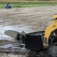 Bac de coulage de béton OEM pour excavatrice et mini-chargeuse, avec supports de montage personnalisés CE et bord anti-usure de la gueule de coulage