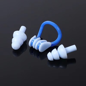 Greatbuy-clips de silicona blanda <span class=keywords><strong>para</strong></span> la nariz, 2 <span class=keywords><strong>tapones</strong></span> <span class=keywords><strong>para</strong></span> <span class=keywords><strong>los</strong></span> oídos impermeables con tapón <span class=keywords><strong>para</strong></span> la nariz <span class=keywords><strong>para</strong></span> nadar - Product Image 2