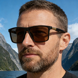 Lunettes de soleil polarisées Lafuma à monture carrée pour hommes, verres PC UV400, verre TAC, protection solaire pour la conduite en extérieur - Product Image 4