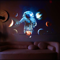 Tsinye ciel étoilé projecteur astronaute ornements lune planète projecteur pour enfants garçons chambre décor cadeau pour noël anniversaire