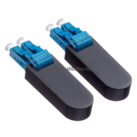Cordon de raccordement en boucle LC UPC 50/125 SM Duplex en fibre optique PVC (OFNR) pour test de réseau OTDR et auto-vérification des émetteurs-récepteurs optiques