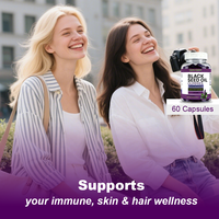 Gummies à l'huile noire 60 Vegan, complément alimentaire pour le soutien immunitaire, la peau et les cheveux, saveur cerise, OEM/ODM, étiquette privée, approvisionnement en vrac