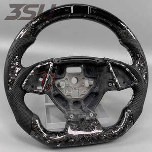 Volant de direction en fibre de carbone tendance pour Chevrolet Camaro <span class=keywords><strong>Corvette</strong></span> C7, avec un aspect moderne, volant de direction personnalisé pour voiture - Product Image 2