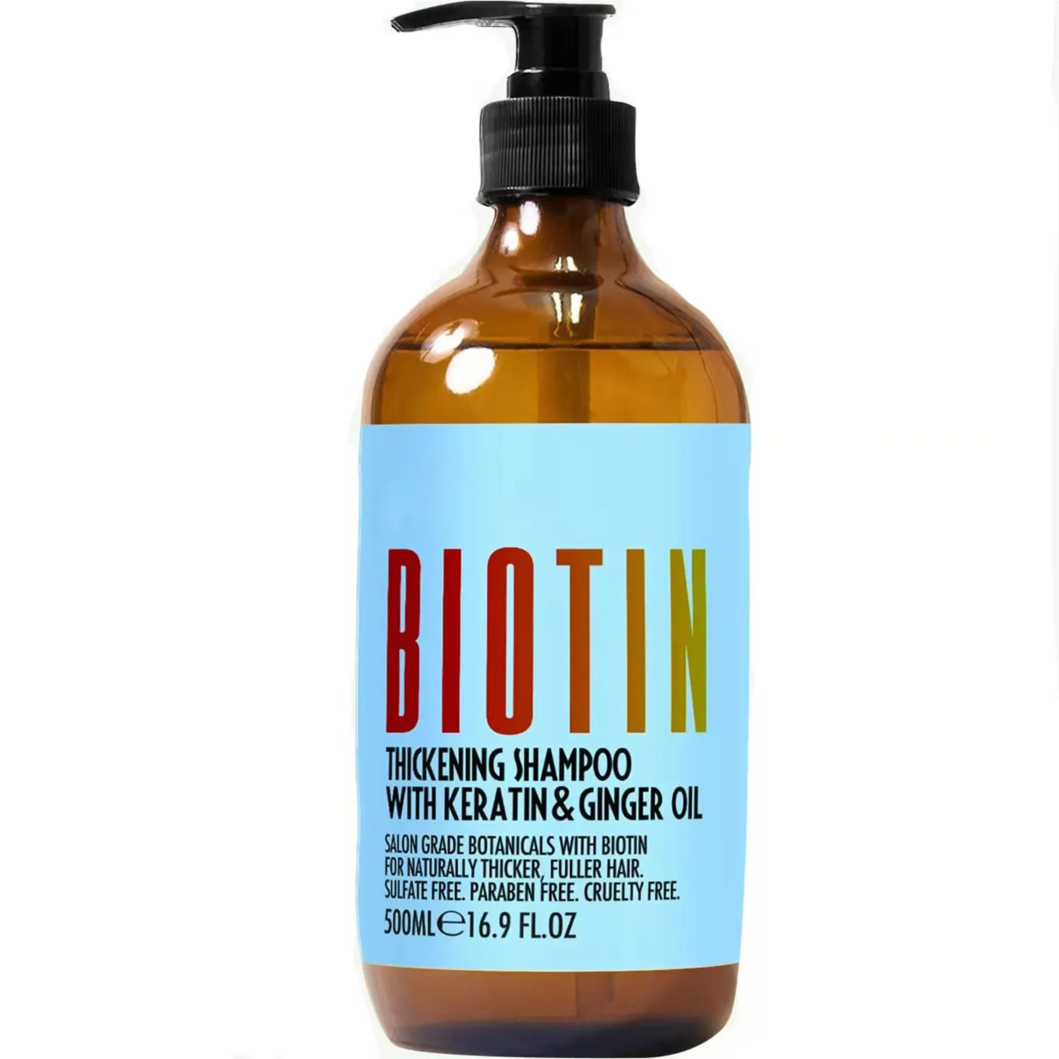 Factory Supply Low MOQ Anti-Haarausfall-Behandlung Biotin Keratin Ingwer öl Haarausfall Shampoo und Conditioner