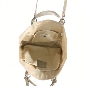 Grand sac fourre-tout en toile multi-poches pour femme, sac à bandoulière, pochette pour ordinateur portable, sac à main - Product Image 3