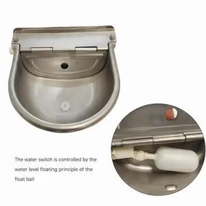 Wholesale Price New Farm Automatic 304 Stainless Steel Cattle Drinking Bowl With Drainage Valve Cattle Equipment