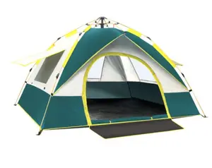 Wandelen Zelfuittrekkende Te Strand Opvouwbare 3 - 4 Persoons Grote Tent Automatische Popup Tent Outdoor Camping Waterdichte Tent B-WH001