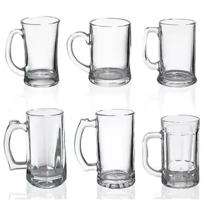 Wholesale Custom Beer Stein Funny Gifts Drinking Glass Mug Cold Magic Mug Color Change Cup