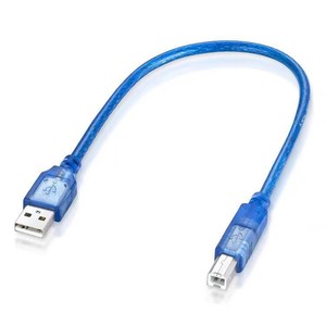 สายเคเบิลข้อมูลเครื่องพิมพ์พอร์ตสี่เหลี่ยม <span class=keywords><strong>USB</strong></span> 2.0 สีฟ้าใส ขั้วต่อ <span class=keywords><strong>USB</strong></span>-A ถึง B ความยาว 3-10 เมตร ตัวนำทองแดงทั้งหมด - Product Image 5