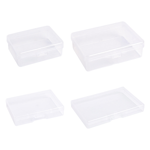 JC Multi-size orecchini portagioie portagioie da te scatola portautensili in plastica trasparente - Product Image 5