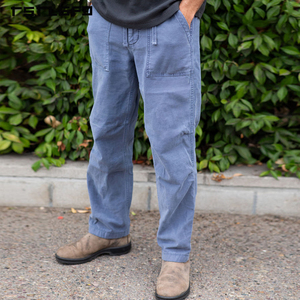 Pantalones Cargo de Lona Casuales para Hombre de Alta Calidad, al por Mayor, Lisos, Personalizables, Reciclados, con Botones - Product Image 2
