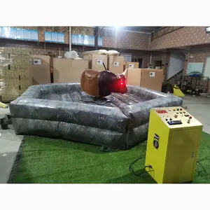 Chongqi Kustomisasi Inflatable Mekanik Rodeo Bull Riding Permainan untuk Dijual