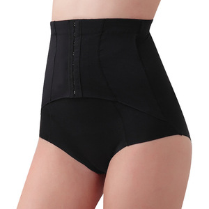 Offre Spéciale ultra-mince fille taille haute dentelle ascendante plus mince corset shaper culottes de contrôle avec bouton sur le devant - Product Image 3