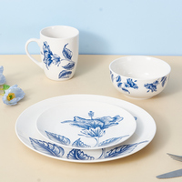 Services de table en céramique sur mesure pour la maison et l'hôtel, nouvelle collection de vaisselle en porcelaine pour la salle à manger