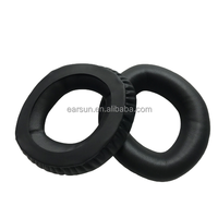 PX360/MM550-X/MM450-X bantalan telinga pengganti-bantalan telinga busa memori Premium dengan isolasi kebisingan, HITAM