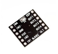 La carte de commande de moteur DC DRV8833, module de commande de moteur à 2 canaux, est compacte