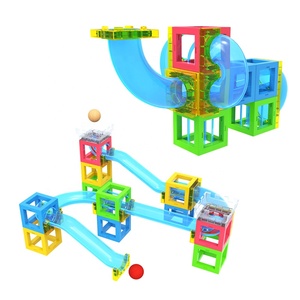 Juego de juguetes de bloques de construcción magnéticos, juego de lógica para niños, laberinto de mármol, plástico En71/certificado CPC - Product Image 4