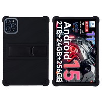 Étui pour tablette en silicone de conception la plus récente, dissipation de la chaleur, antichoc, étanche, anti-poussière, antidérapant, support multi-angles, léger, 9