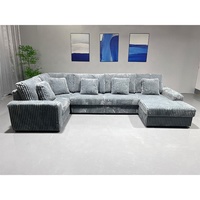 Ensemble de canapé modulaire convertible en velours pour salon avec rangement, canapé-lit rembourré en éponge, design luxueux