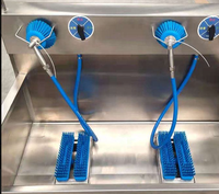 Laveuse manuelle de bottes en acier inoxydable SUS304 pour l'hygiène des usines de transformation de viande et de produits alimentaires