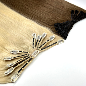 Extensiones de Cabello con Clip Salon Octopus, 100% Cabello Virgen Remy de Doble Trama, Invisibles, con Múltiples Clips, de Una Sola Pieza - Product Image 2