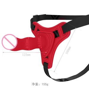 Nieuwkomers Siliconen Lederen Broek Penis Lesbische Broek <span class=keywords><strong>Sexy</strong></span> Kleding Kunstmatige Penis Volwassen Producten Seksspeeltjes Voor Volwassen Paar Seks - Product Image 2