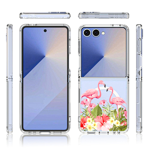 Funda Protectora Transparente de TPU Suave con Parte Trasera de Plástico Duro para Samsung <span class=keywords><strong>Galaxy</strong></span> Z Flip 5 6 7 Fold 6 7, Fundas Magnéticas - Product Image 5