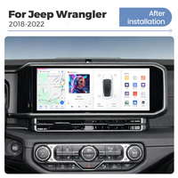 MEKEDE DUDU7 12+256G Écran tactile Radio Vidéo Voiture Multimédia GPS Audio Autoradio Car-play pour Jeep Wrangler 15 pouces 2018-2022