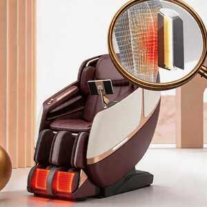 2026 China Luxury Portable 0 Gravity Electric 2D 3D SL Track Salon Full Body <b>Massage</b> Chair - Product Image 4