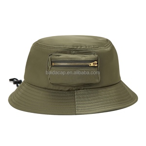 Gorra de Béisbol/Golf Personalizada con Bordado, Gorro Tipo Bucket de Color Sólido, Unisex, para Adultos, Casual, para Uso Diario, Playa, Viajes, Tela Regular con Cierre - Product Image 1