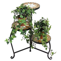 Zhongpin Top Picked Creative Design Haute Qualité Arbre Forme Grand Pot Trépied Plante Stand Plante Stands avec Pot Planter Stand