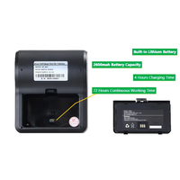 Imprimante d'étiquettes thermiques portable haute vitesse, impression 5 ips pour une exécution efficace des commandes