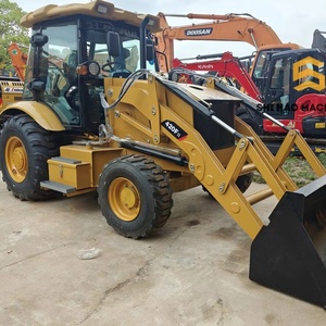 Excavatrice hydraulique sur chenilles Caterpillar CAT-420F d'occasion à vendre, idéale pour les travaux d'aménagement paysager et de préparation de chantier - Product Image 1