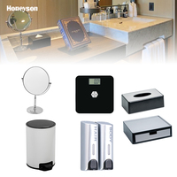 Ensemble d'accessoires de commodité pour hôtel : Sèche-cheveux en acier inoxydable écologique de haute qualité, mini-réfrigérateur compact, coffre-fort antivol pour hôtel