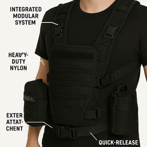 กระเป๋าอุ้มเด็กแบบพกพาวัสดุไนลอนแบบพกพาที่มีตัวเลือกการอุ้มด้านหน้าและด้านหลังตามหลักสรีรศาสตร์หรูหรา - Product Image 5