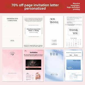 Buste di tessere di abbonamento VIP personalizzate per saloni di bellezza/studi di Yoga-70% pagine Logo personalizzato/cliente di promozione di apertura del Design - Product Image 4