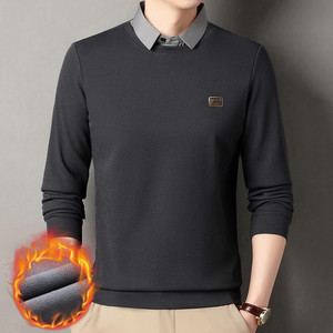 Nuova Collezione Invernale da Uomo: Maglia a Collo Alto a Maniche Lunghe, Vestibilità Personalizzata, Interno in Pile, Modello Ampio e Spesso - Product Image 4