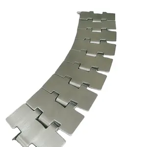 Double Hinge 802 Straight Run Stainless Steel Table Top Chain Conveyor Chain