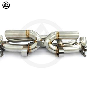 Silencieux d'échappement en acier inoxydable CSZ pour Porsche <span class=keywords><strong>911</strong></span> 992 3.0T 3.8TT, compatible avec la conception de soupape OEM - Product Image 4