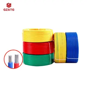 GZATG High quality 2*2.5mm RVV BVR RV BVV 450/750V PVC insulated flexible 2.5mm electric cable house wire