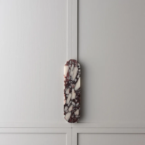 Manija de armario NANWEI, manija de puerta de 32x4cm para muebles, tirador rojo Calacatta de lujo para armario y muebles - Product Image 1